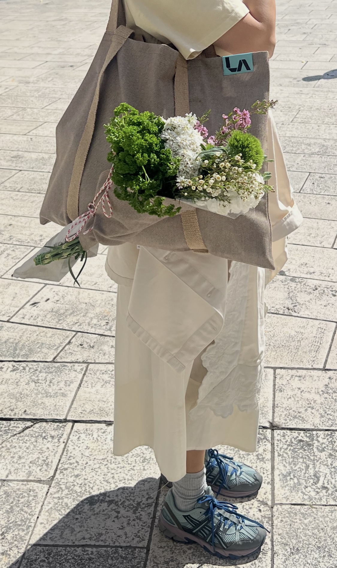 Don't break My Baguette Flower Bag